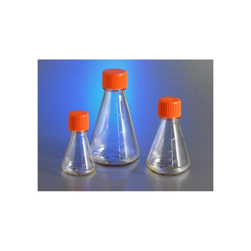 Corning 500ml Polycarbonate Erlenmeyer Shake Flask with Vent Cap,Sterile,1/bag,25/case
