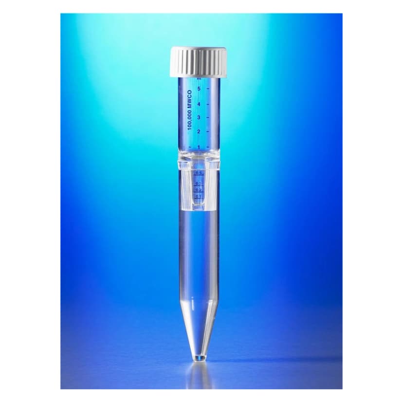 Corning Spin-X Ultrafiltration 6mL Centrifugal Concentrator, 100,000 Molecular Weight Cut-Off Membrane, Non-Sterile, 25/Case