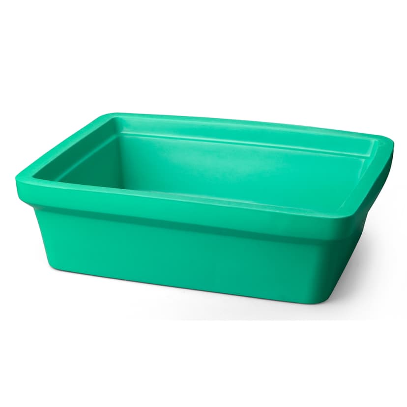 Ice pan, rectangular, maxi 9L green