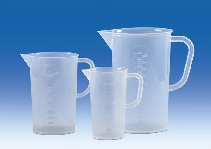 Graduated Pitcher, PP, molded graduations, 2000mL, pack of 6