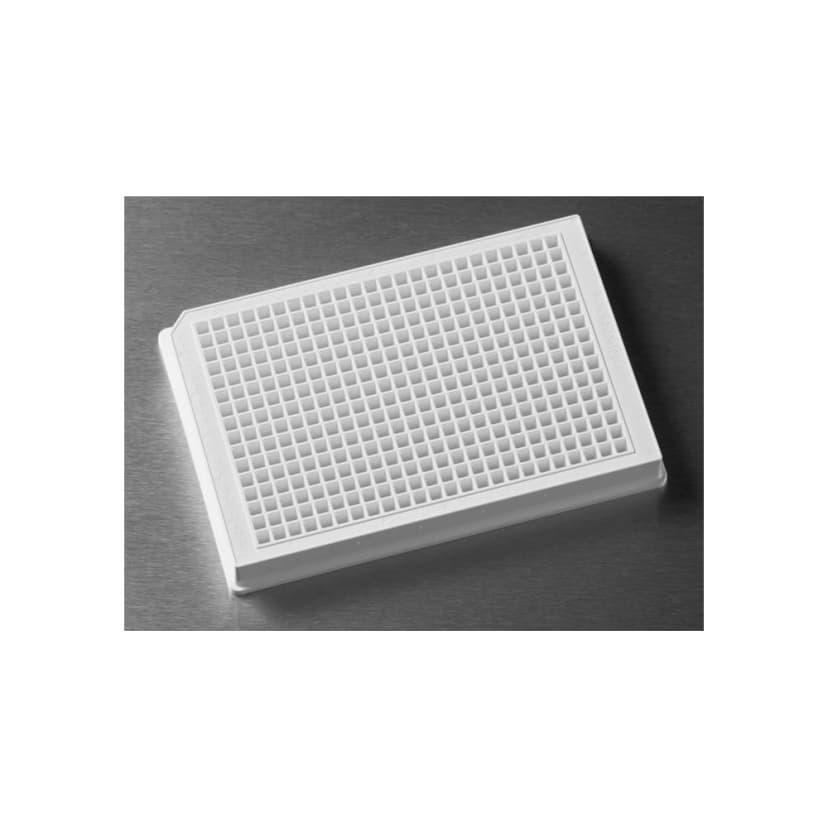 Corning 384 Well Low Volume White Round Bottom Polystyrene Not Treated Microplate, 10 per Bag, without Lid, Nonsterile