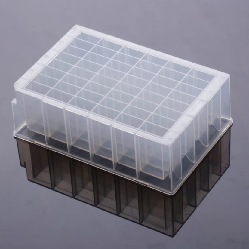 2.2 ml 96-Well Deep Well Plate, U-Bottom, Square Well, non-sterile, 5/pk,