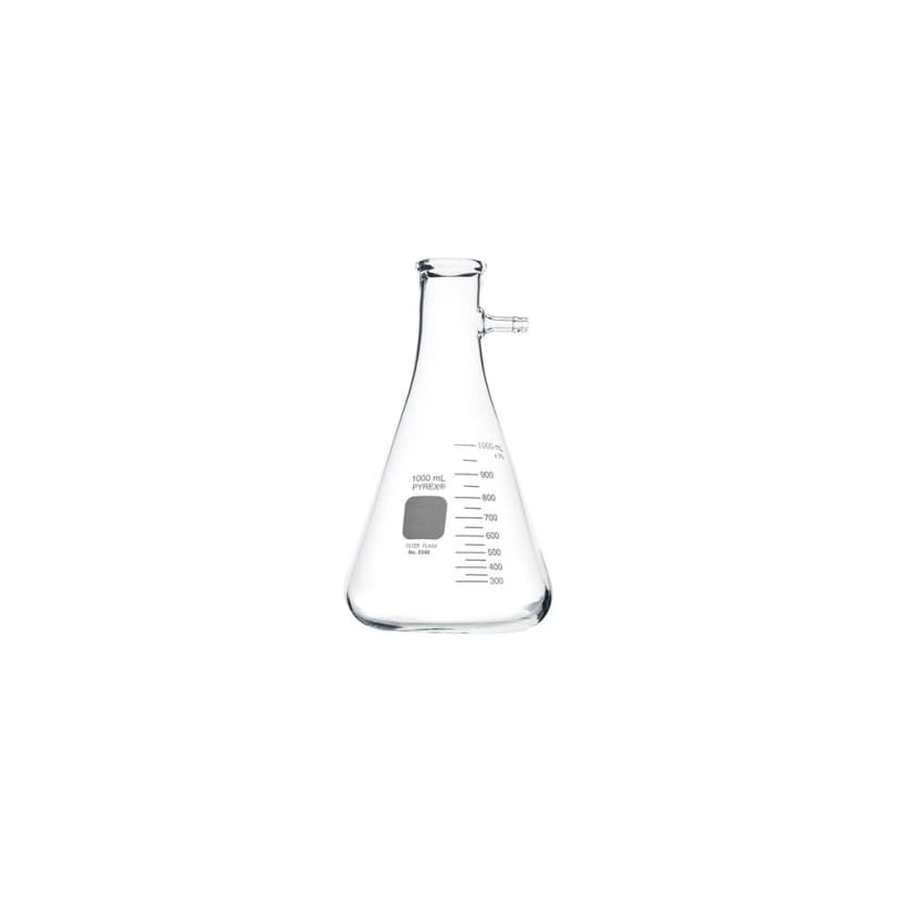 PYREX 1L Heavy Wall Filtering Flasks with Sidearm Tubulation