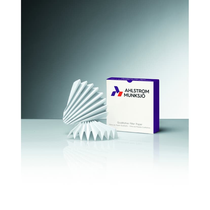 Pre-Pleated (Fluted) Filter Paper, 24 cm
