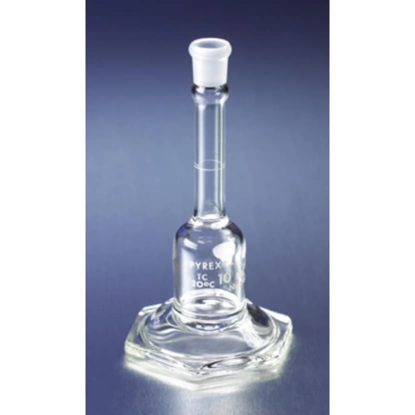 PYREX 5mL Micro Volumetric Flask, Class A, Certified and Serialized, with Standard Taper Stopper