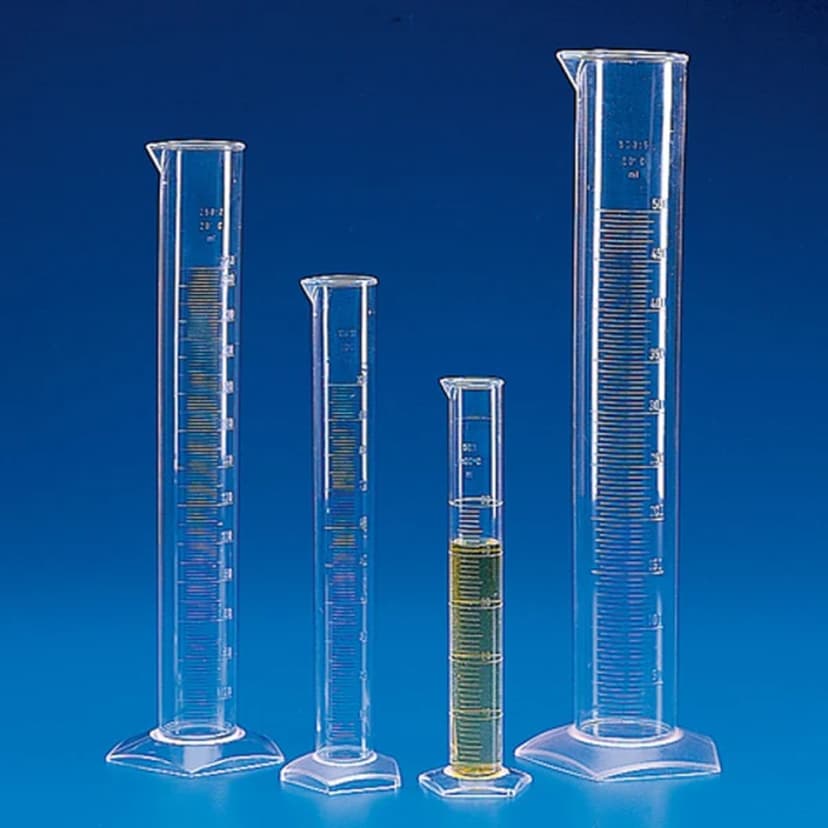 Graduated Cylinder, PMP (TPX), Molded Graduations, 50mL