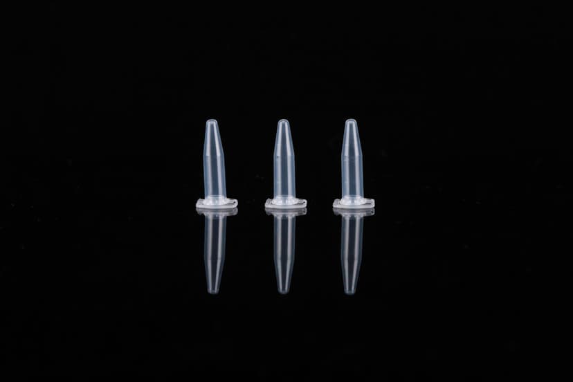 0.6ml Microcentrifuge Tube, Clear, Conical, Lock Cap,1000/pk, 10000/cs