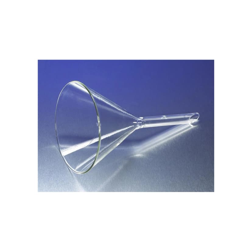 PYREX Plain 147mm Diameter 60° Angle Funnel with Long Wide Stem