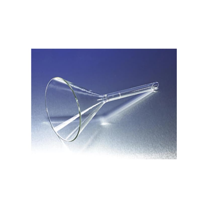 PYREX Plain 122mm Diameter 60° Angle Funnel with Short Wide Stem