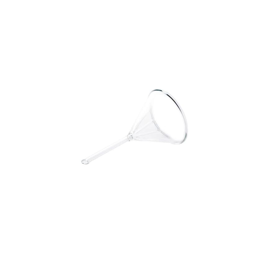 PYREX 65mm Diameter 60° Angle Fluted Funnel, Short Stem