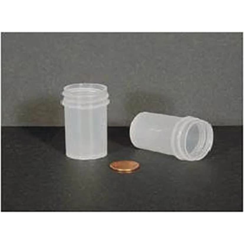Jar, Wide Mouth, 26mL (7/8oz), PP, 33mm Opening, 1 x 1 7/8"   (Screw Cap Packaged Separately)