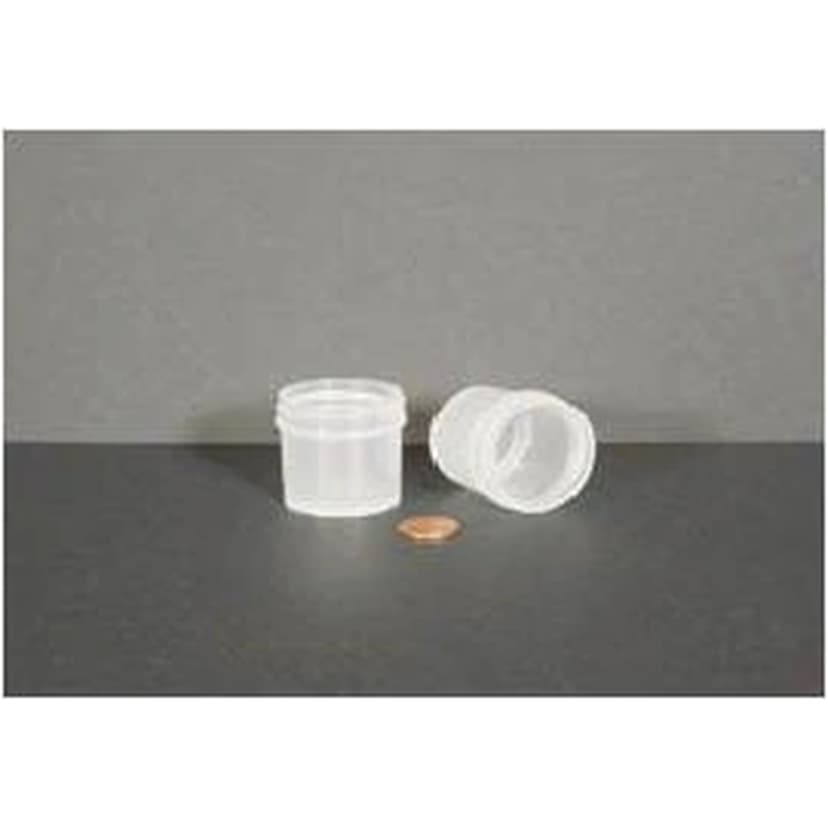 Jar, Wide Mouth, 30mL (1oz), PP, 43mm Opening, 1 3/8 x 1 7/16" (Screw Cap Packaged Separately)