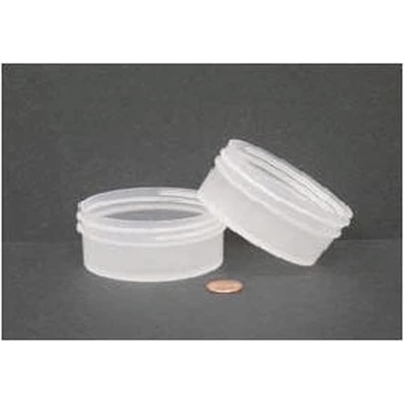 Jar, Wide Mouth, 120mL (4oz), PP, 89mm Opening, 3 3/16 x 1 3/8" (Screw Cap Packaged Separately)