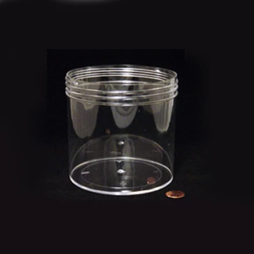 Jar, Wide Mouth, 960mL (32oz), PS, 120mm Opening, 4 3/8 x 3 3/4" (Screw Cap Packaged Separately)