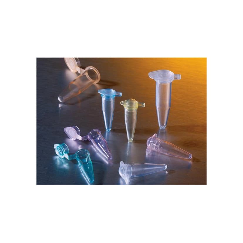 Corning 0.5mL Polypropylene PCR Tubes with Attached Flat Cap