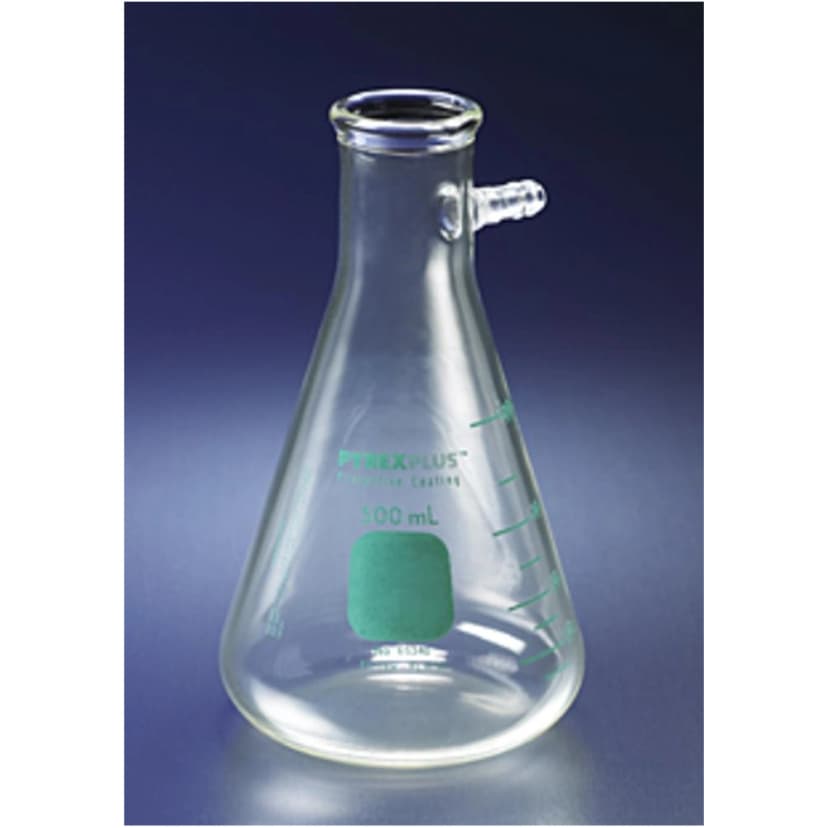 PYREXPLUS Coated 4L Heavy Wall Filtering Flasks with Sidearm Tubulation