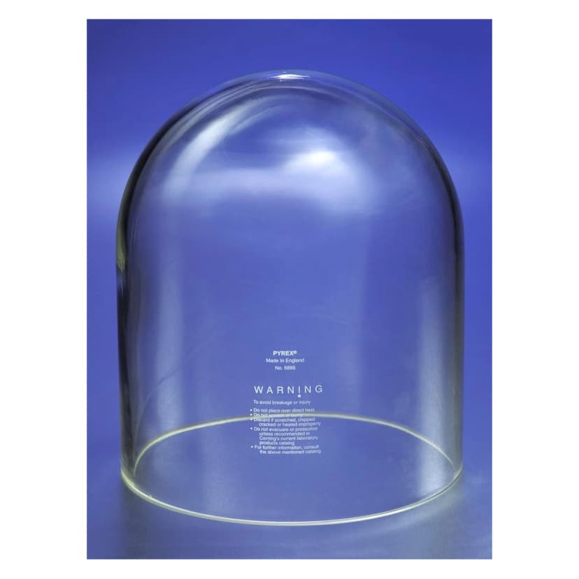 PYREX 12.3L Bell Jar without Flange