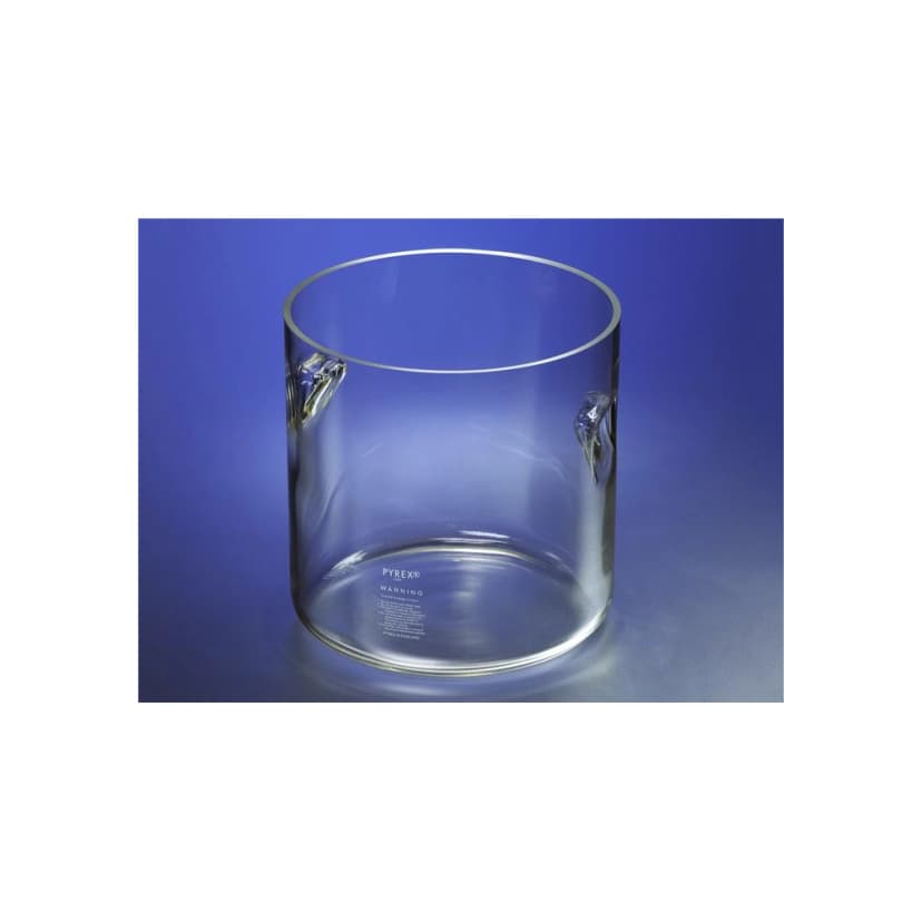 PYREX 17L Cylindrical Jar with Recessed Handles