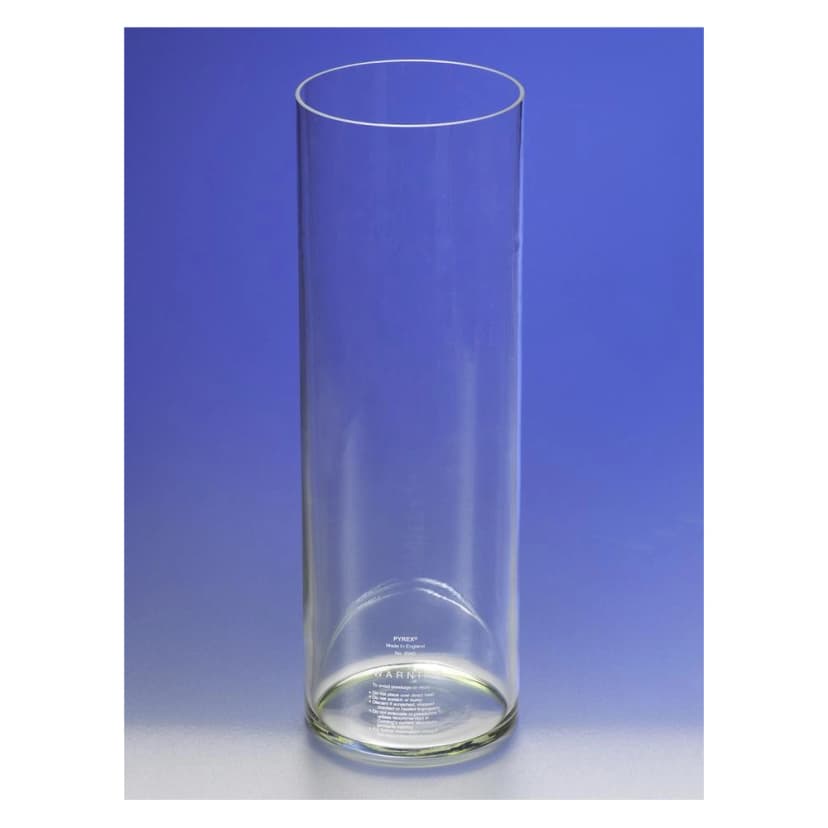 PYREX 6.6L Cylindrical Chromatography Tank, Ground Edges