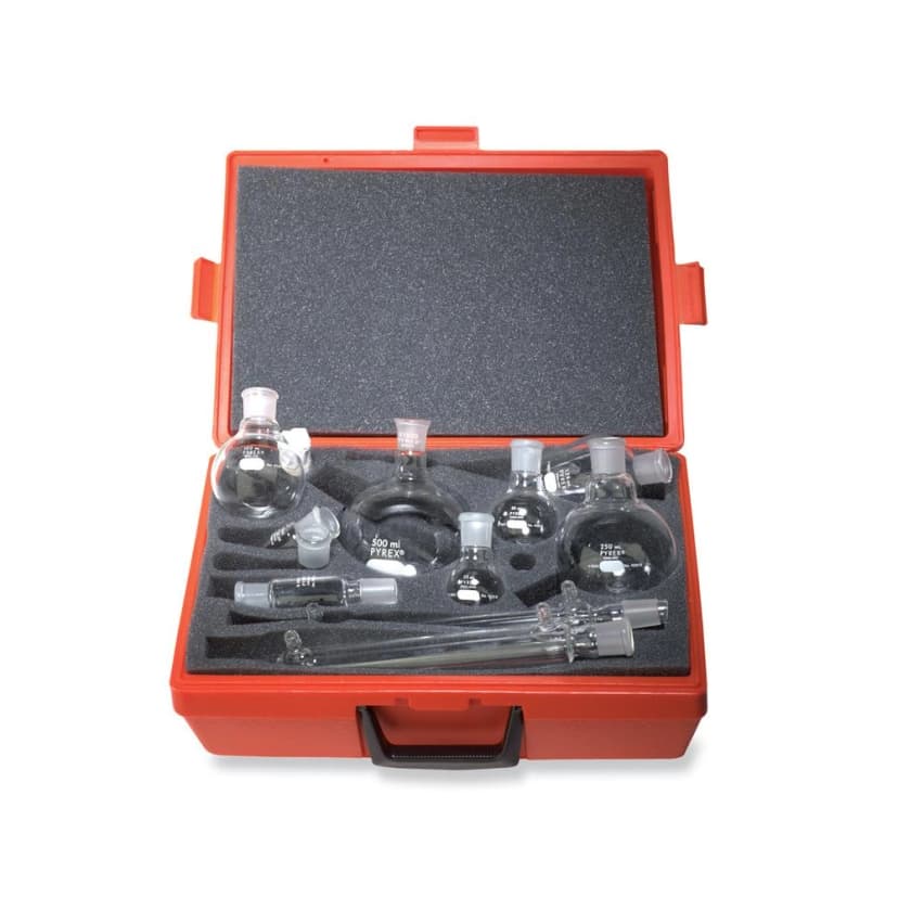 Corning Chemistry Kit, Components with 19/22 Standard Taper Joints, 2 PYREX Stoppers
