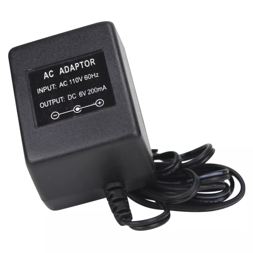 6VDC 200mA adapter