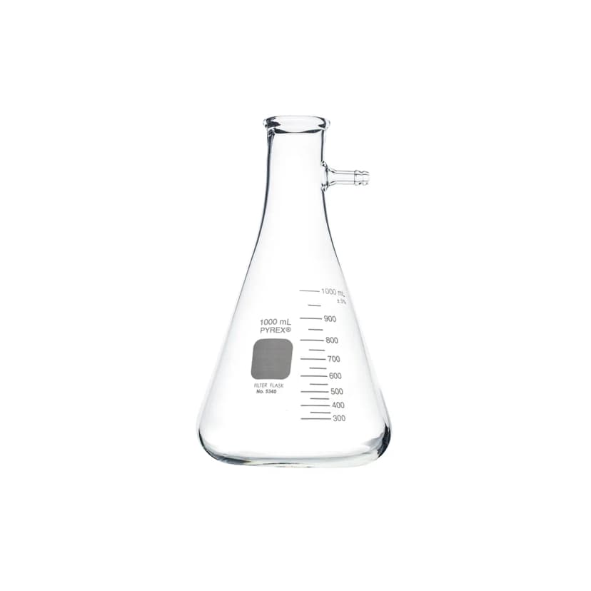 PYREX VISTA 250mL Heavy Wall Filtering Flasks with Sidearm Tubulation