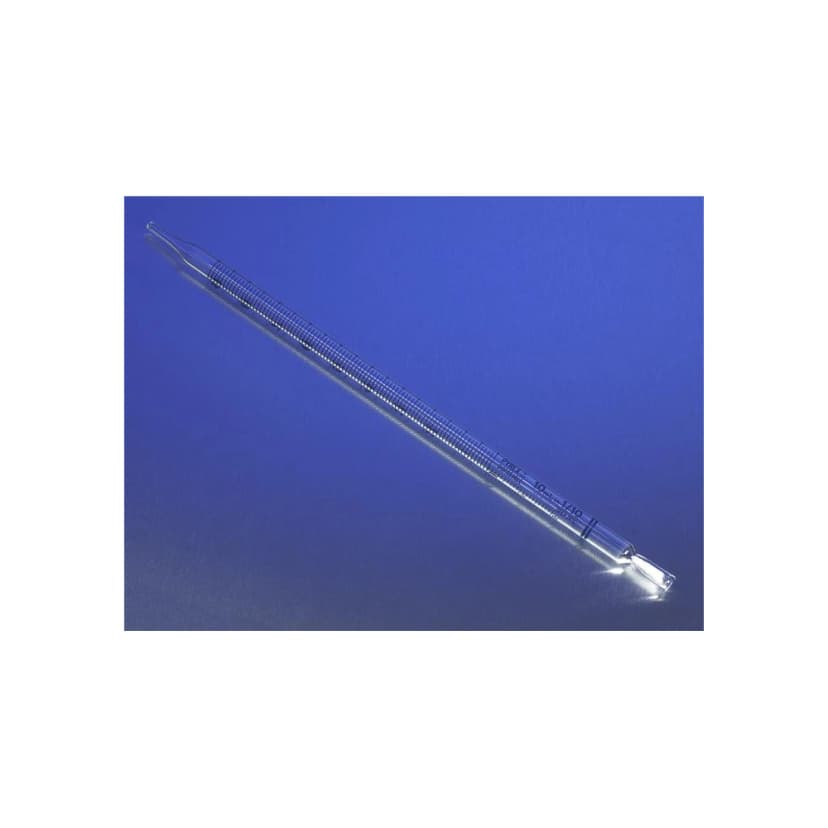 PYREX 1mL Disposable Serological Pipets, 0.1mL Graduation Interval, TD, Multi-Pack, Sterile, Plugged