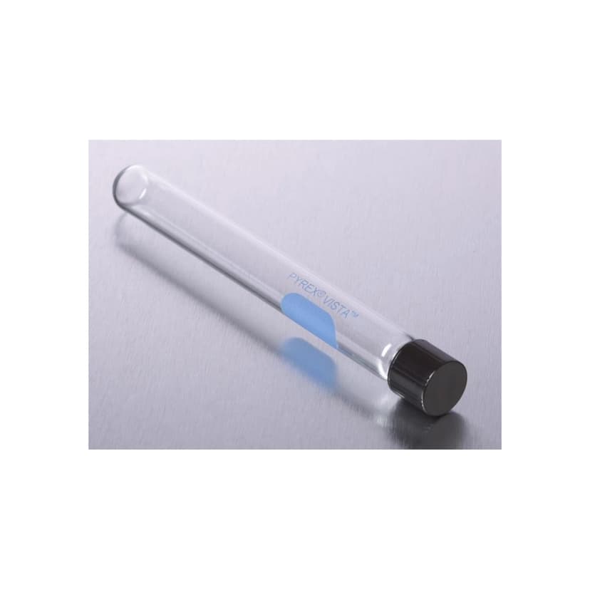 PYREX VISTA 20mL Screw Cap Culture Tubes with Phenolic Caps, 16x150mm