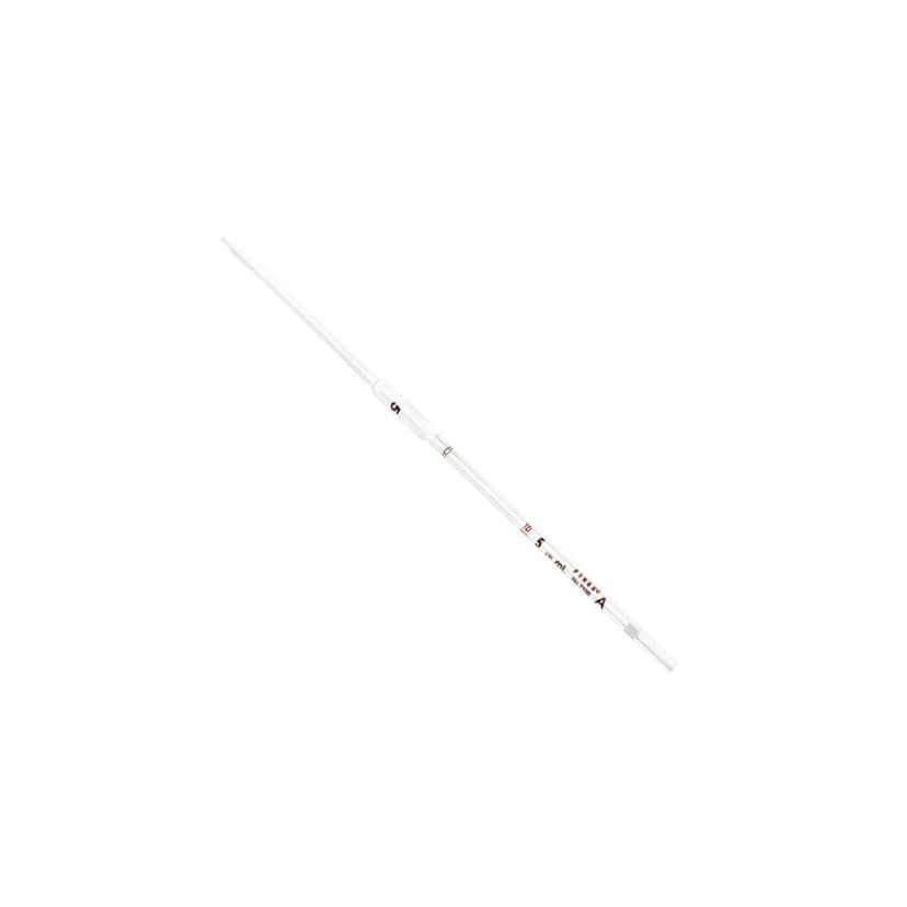PYREX 5mL Reusable Glass Volumetric Pipets, Class A, Color-Coded, Colored Markings