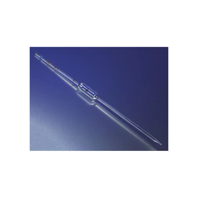 PYREX 20mL Volumetric Pipets, Serialized/Certified, Class A, Color-Coded, Colored Markings