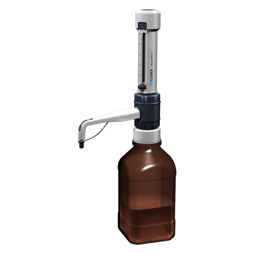 0.5-5mL SCI-Spense bottletop dispenser plus 5 adapters