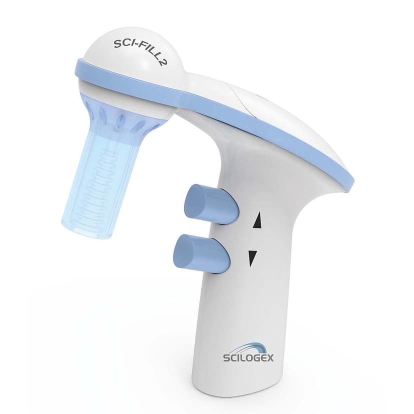 SCI-Fill2 Motorized Pipette Filler, c/w 2 x 0.45um Filters, AC Charger & Wall Stand, 110-220V, 50/60Hz, US Plug