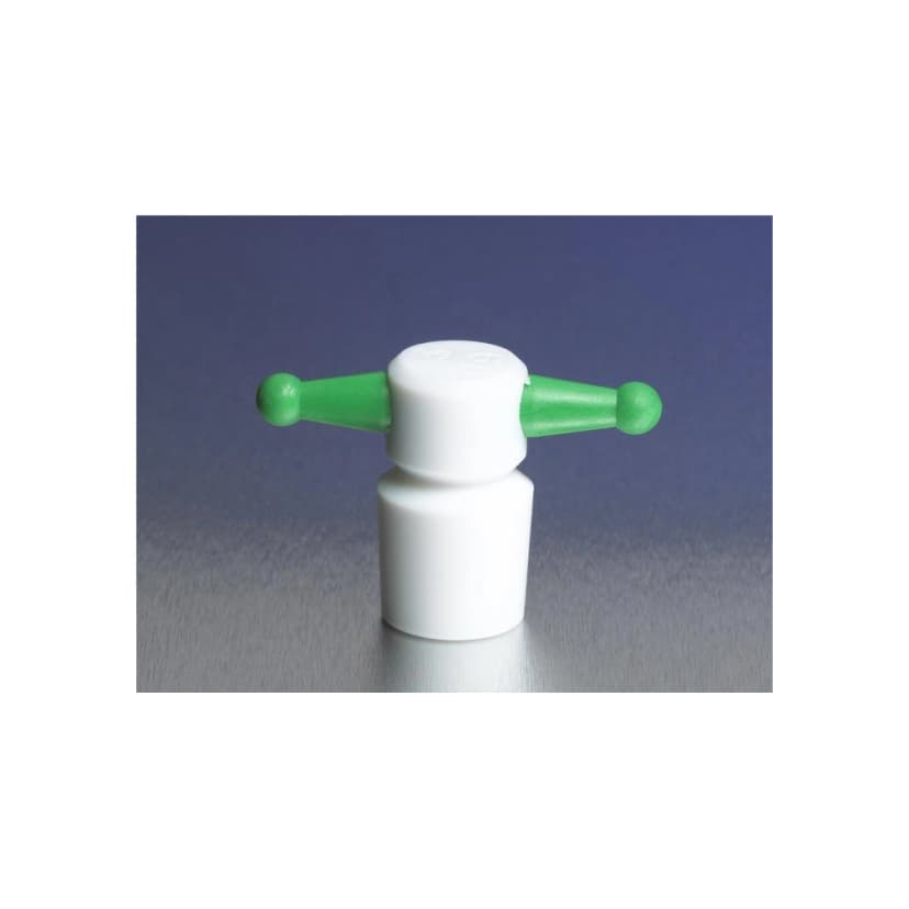 PYREX No. 9 PTFE Standard Taper Keyhole Stoppers, Color-Coded