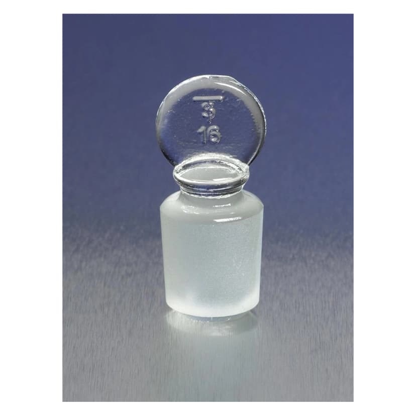 PYREX No. 9 Solid Glass Pennyhead Standard Taper Stoppers