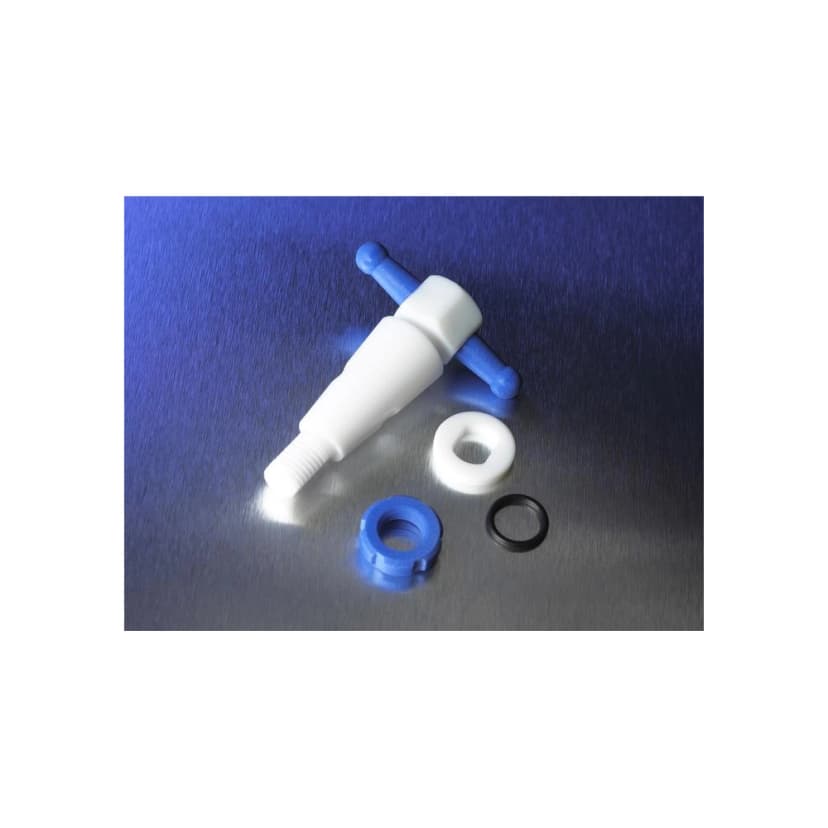 Replacement PTFE Product Standard 8mm Straight Bore Stopcock Plug Assembly