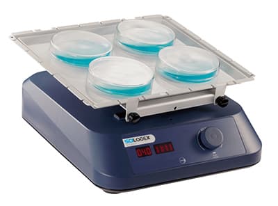 SCI-3DS Digital 3D Rocker, 7° angle, with 18900185 Anti-Slip Tissue Culture Flask Platform, 100-220V, 50/60Hz, Euro Plug
