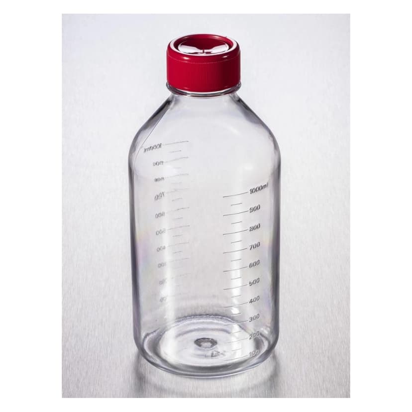 Costar 1L Traditional Style Polystyrene Storage Bottles with 45mm Caps