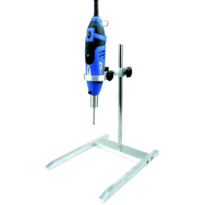 D160 Homogenizer Package - Drive Motor, DS-160/10 10mm dia. generator, flat head-open slot, 115mm immerse length, H-370 stand, for solid/liquid media, volumes 1- 250ml, 220V, 50Hz, UK Plug