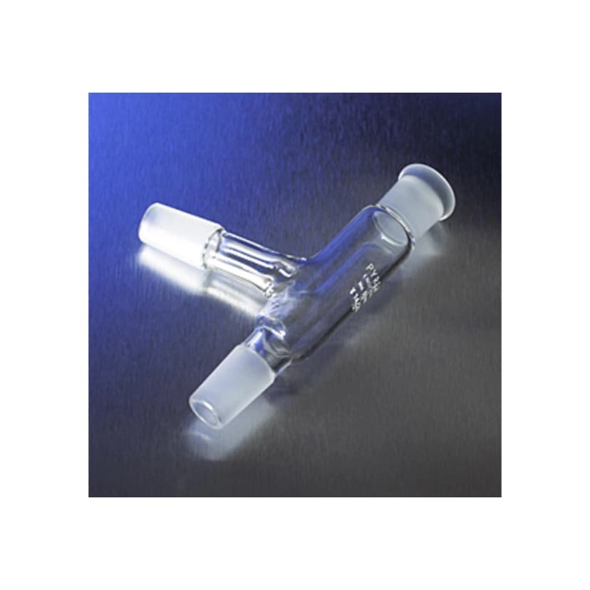 PYREX Three-Way Angle Connecting Adapter with 19/22 Standard Taper Joints