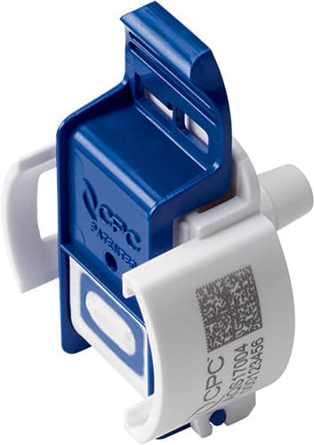 CPC® AseptiQuik S Connector, 1/4" Hose Barb Genderless, PC, AQS17004, 5/PK