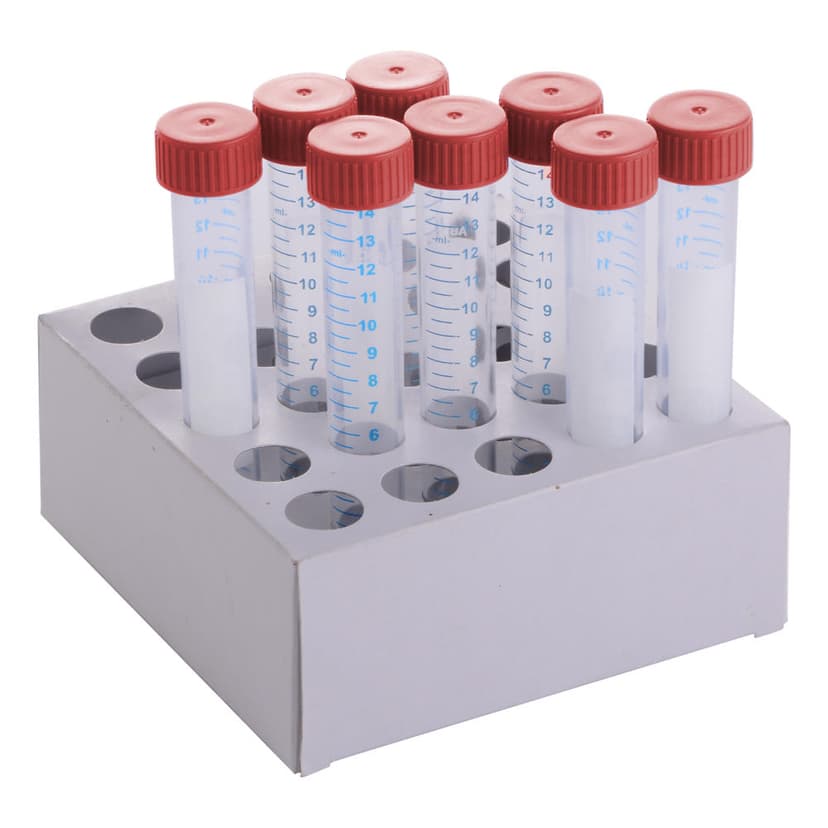 15mL Centrifuge Tube, Polypropylene Rack Only, Non-sterile, Reusable, 5/BAG