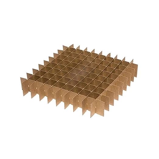 Cardboard Tray and Partition for Narrow Vial