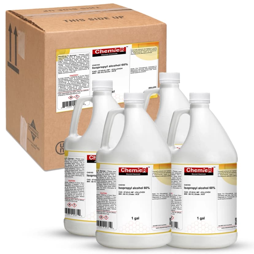 Isopropyl Alcohol 60% - ACS, 4X1gal