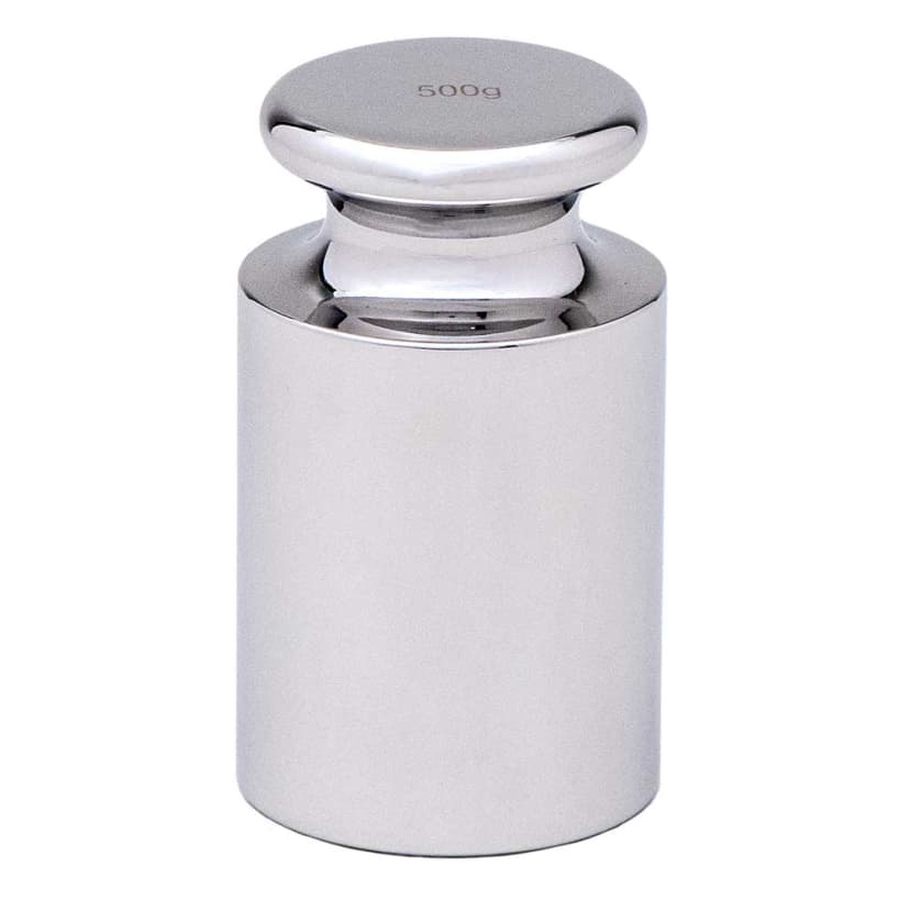 Calibration Weight , 500g, OIML Class F2, includes ISO 17025:2017 Cert. of Calibration