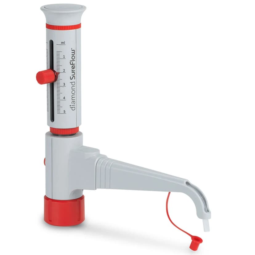 Bottle Top Dispenser, Diamond SureFlow, Standard, 0.5mL to 5.0mL, 0.1mL increments