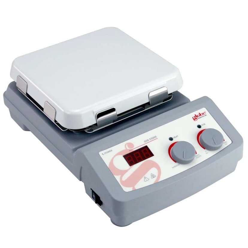 Hotplate Stirrer, Digital, 550C Maximum Temperature, 7 x 7 inch glass ceramic top plate, 100-120v, 50-60Hz