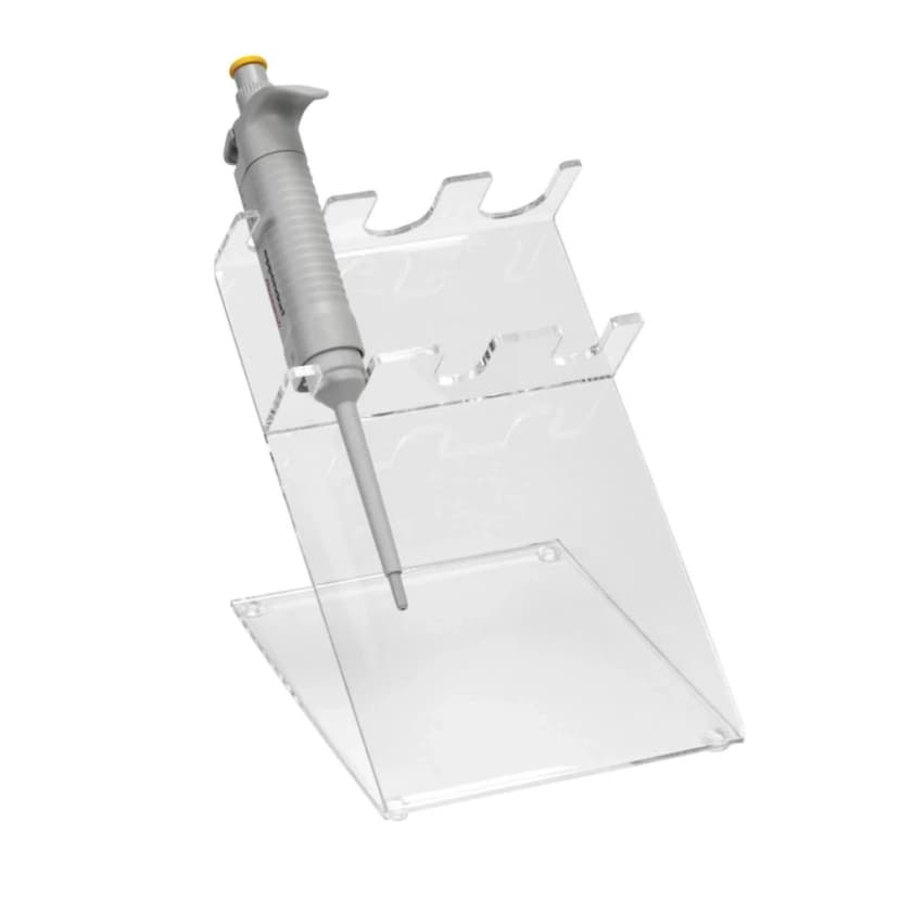 Pipette Stand Acrylic 3-Place, Clear