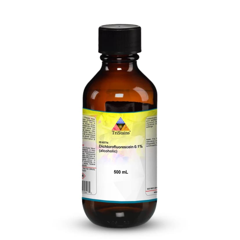 Dichlorofluorescein 0.1% Alcoholic - 500mL