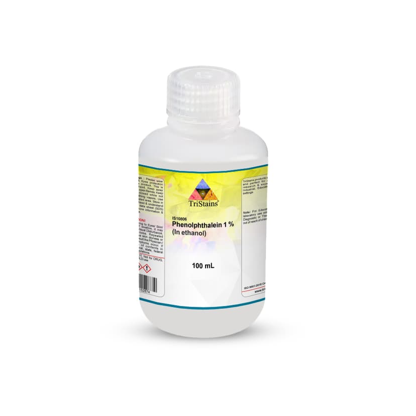 Phenolphthalein 1% in Ethanol - 100mL