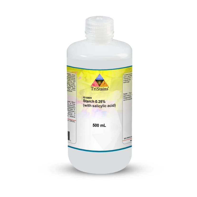 Starch 0.25% with Salicylic Acid - 500mL